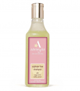 Шампунь без сульфатов для всех типов волос с аргановым маслом «Длинные и сильные волосы» Ааранья (Sulphate free Argan shampoo Long and Strong hair Aaranyaa), 250 мл.