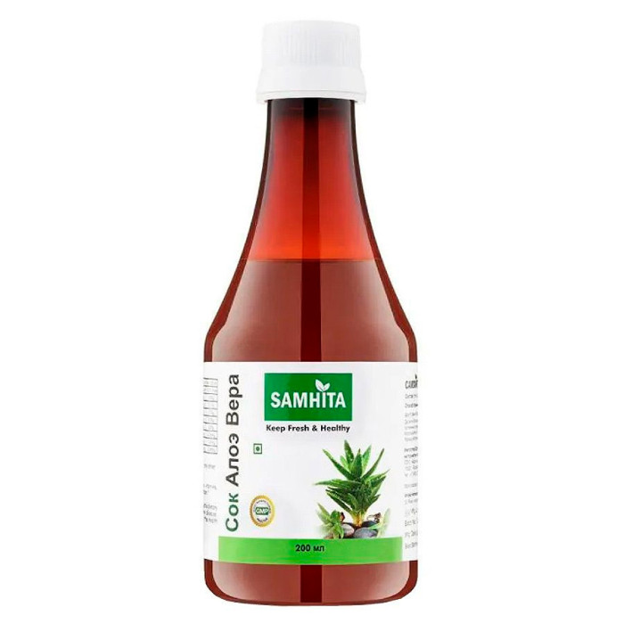 Натуральный сок Алоэ Вера Самхита (Samhita), 200 мл.