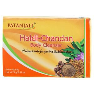 Мыло аюрведическое HALDI CHALDAN («Халди Чандан») «Патанджали», 75 гр. 