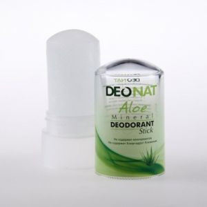 Дезодорант кристалл с экстрактом алоэ и глицерином Деонат (Mineral Deodorant stick Aloe Deonat), 60 г.