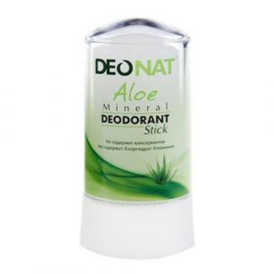 Дезодорант кристалл с экстрактом алоэ и глицерином Деонат (Mineral Deodorant stick Aloe Deonat), 60 г.