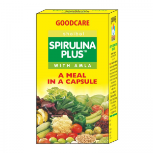 Спирулина Плюс с Амлой Гудкеа (Spirulina Plus with Amla GoodCare), 60 кап.