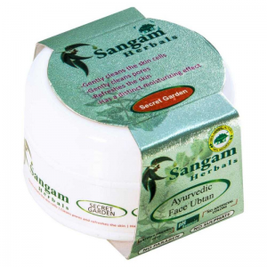 Аюрведический Убтан для лица «Тайный сад» Сангам Хербалс (Ayurvedic Face Ubtan «Secret Garden» Sangam Herbals), 40 г.