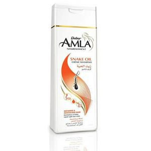 Крем-шампунь Dabur Amla Nourishment Snake Oil Creme Shampoo (для секущихся и выпадающих волос), 400 мл.