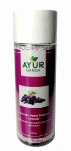 Аюрведический Хербал Шампунь Лаванда Аюрганга (Ayurvedic Herbal Shampoo Lavander Ayurganga), 200 мл.