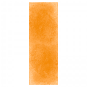 Коврик для йоги Оранжевый Эгойога (Orange Egoyoga), микрофибра/каучук 183х66х0,3 см.