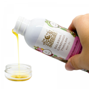 Масло для тела Баласвагандхади Тайлам Индиберд (Balaswagandhadi Thailam Body Oil Indibird), 150 мл.