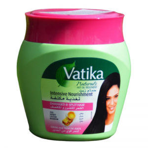 Маска для повреждённых и секущихся волос «Мёд и Яичный протеин» Интенсивное питание Дабур Ватика (Hot Oil Treatment Intensive Nourishment Honey & Egg Dabur Vatika), 500 г.