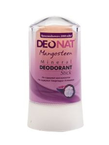 Дезодорант кристалл с соком мангостина Деонат (Mineral Deodorant stick Mangosteen Deonat), 60 г.
