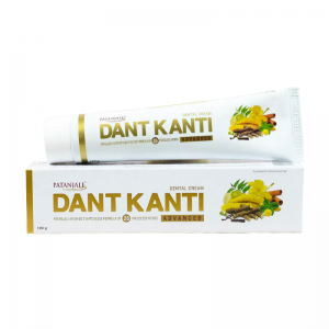 Аюрведическая зубная паста Дент Канти Адвансед Патанджали (Dant Kanti Advanced Dental Cream Patanjali), 150 г.