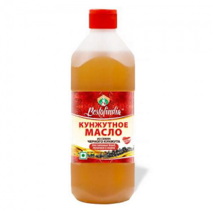 Нерафинированное кунжутное масло из семян черного кунжута Бестофиндия (Sesame Oil With Black Sesame Bestofindia), 200 мл.
