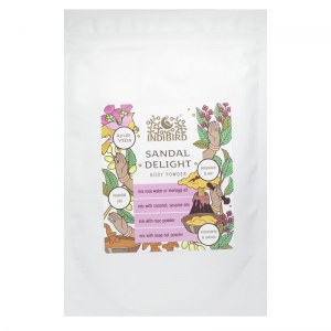 Порошок для тела Сандаловое наслаждение Индиберд (Sandal Delight Body Powder Indibird), 50 г.