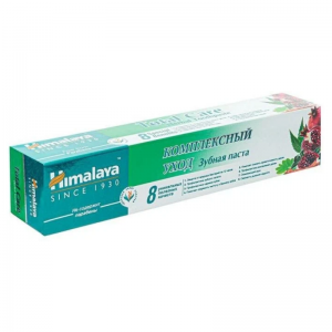 Паста для комплексного ухода за зубами и дёснами Хималая (Herbal Toothpaste Complete Care Himalaya), 80 г.