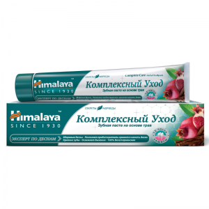 Паста для комплексного ухода за зубами и дёснами Хималая (Herbal Toothpaste Complete Care Himalaya), 80 г.