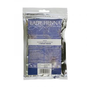  Маска против выпадения волос с Черным тмином Леди Хенна (Lady Henna), 100 г.