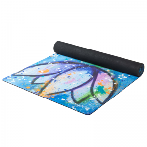 Коврик для йоги Практика Эгойога (Practice Egoyoga), микрофибра/каучук 183х66х0,3 см.