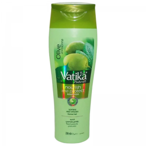 Шампунь «Олива и Хна» для нормальных волос Питание и Защита Дабур Ватика (Olive and Henna Nourish & Protect Shampoo Dabur Vatika), 200 мл. 