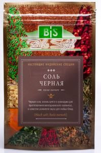 Соль черная (молотая), 100 г.