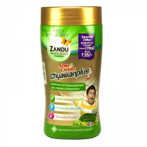 Чаванпраш плюс Занду Сона Чанди (Chyawanplus Zandu Sona Chandi), 450 г.