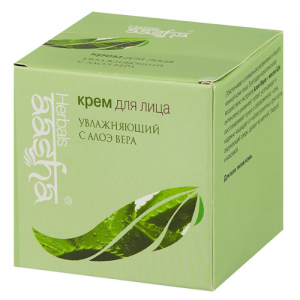 Крем для лица увлажняющий с Алоэ Вера Ааша Хербалс (Aasha Herbals), 50 г.