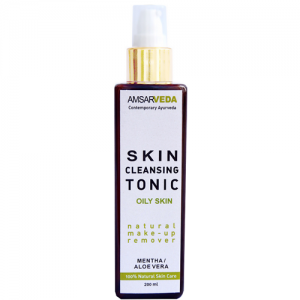 Тоник для ухода за жирной и комбинированной кожей лица Амсарведа (Skin Cleansing Tonic Amsarveda), 200 мл.