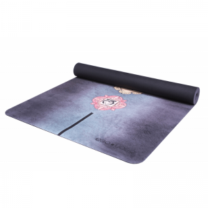 Коврик для йоги Чакры Эгойога (Chakras Egoyoga), микрофибра/каучук 183х66х0,3 см.