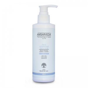 Эмульсия для лица увлажняющая Амсарведа (Face Hydrating Emulsion Antibacterial Face Cleansing Amsarveda), 200 мл.