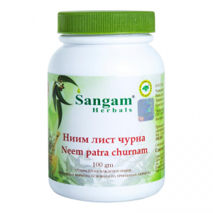 Ниим лист чурна Сангам Хербалс (Neem Patra Churnam Sangam Herbals), 100 г.