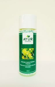 Аюрведический Хербал Шампунь Нутсграс Аюрганга (Ayurvedic Herbal Shampoo Nutgrass Ayurganga), 200 мл.