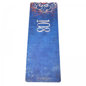 Коврик для йоги Йога Мат 108 Эгойога (Yoga Mat 108 Egoyoga), микрофибра/каучук 183х66х0,3 см. 