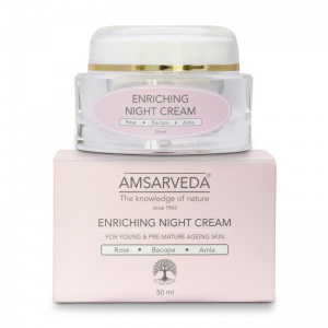 Крем для лица питательный ночной Амсарведа (Enriching Night Cream Amsarveda), 50 мл.