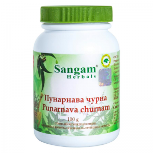 Пунарнава чурна Сангам Хербалс (Punarnava churnam Sangam Herbals), 100 г.