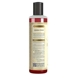 Шампунь «Хна и Тулси» Кхади Натурал (Hair Cleanser Henna & Tulsi Khadi Natural), 210 мл.