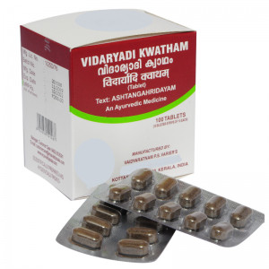 Видарьяди Кватхам Коттаккал Аюрведа (Vidaryadi Kwatham Kottakkal Ayurveda), 100 таб.
