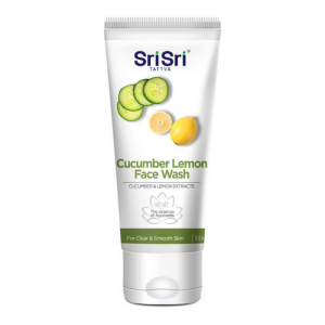 Средство для умывания с огурцом и лимоном Шри Шри Таттва (Cucumber Lemon Face Wash Sri Sri Tattva), 100 мл.