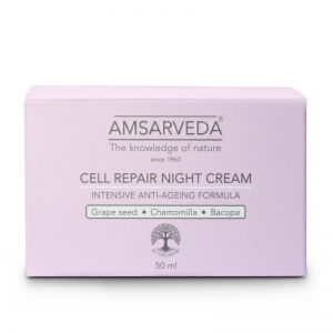 Крем ночной для клеточного восстановления Амсарведа (Cell Repair Night Cream Amsarveda), 50 мл.