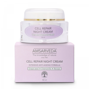 Крем ночной для клеточного восстановления Амсарведа (Cell Repair Night Cream Amsarveda), 50 мл.