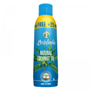 Кокосовое масло Натуральное Бестофиндия (Natural Coconut Oil Betstofindia), 200 мл.