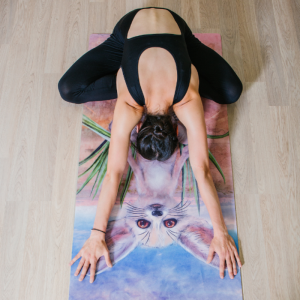 Коврик для йоги Пустыня (Фенек) Эгойога для путешествий (Desert Travel Egoyoga), микрофибра/каучук 173х61х0,1 см. 