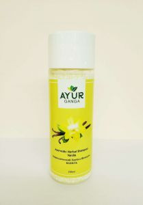Аюрведический Хербал Шампунь Ваниль Аюрганга (Ayurvedic Herbal Shampoo Vanilla Ayurganga), 200 мл.