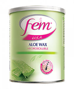 Воск для депиляции FEM U.S.A Extra Dry Skin Aloe Vera, 450 г.