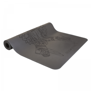 Коврик для йоги Намасте Серый Эгойога (Namaste Grey Egoyoga), полиуретан/каучук 185х68х0,4 см.