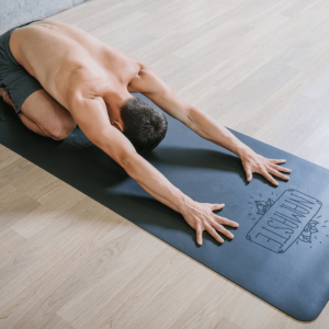 Коврик для йоги Намасте Серый Эгойога (Namaste Grey Egoyoga), полиуретан/каучук 185х68х0,4 см.