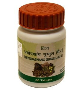Трайодашанг Гуггул Дивья (Triyodashang Guggul Divya), 80 таб.