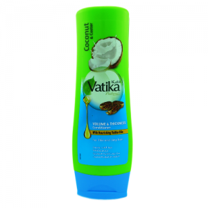 Кондиционер «Кокос и касторка» Объём и толщина Дабур Ватика (Coconut and Castor Volume &amp; Thickness Conditioner Dabur Vatika), 200 мл.