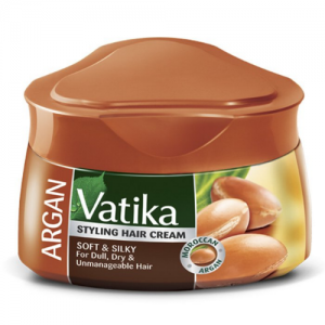 Крем для укладки волос Арган Мягкость и гладкость Дабур Ватика (Argan Styling Hair Cream Dabur Vatika), 140 мл.