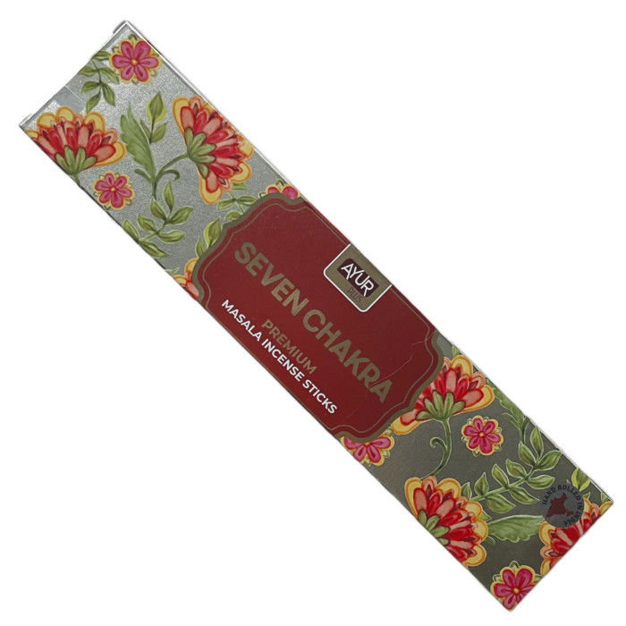 Благовония натуральные Аюр Плюс "Седьмая Чакра" (Ayur Plus Seven Chakra), 18 г.