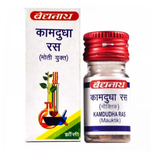 Камдудха рас с жемчугом Байдианат (Kamdudha Ras with pearl Baidyanath), 50 таб.