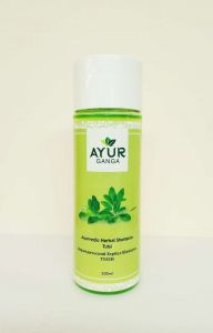 Аюрведический Хербал Шампунь Туласи Аюрганга (Ayurvedic Herbal Shampoo Tulsi Ayurganga), 200 мл.