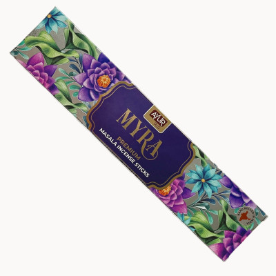 Благовония натуральные Аюр Плюс &quot;Мирра&quot; (Ayur Plus Myra), 18 г.